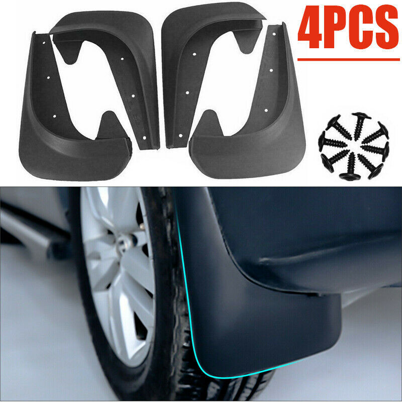 4Pcs Car Mud Flaps Splash Guards for Front or Rear Auto Accessories Universal