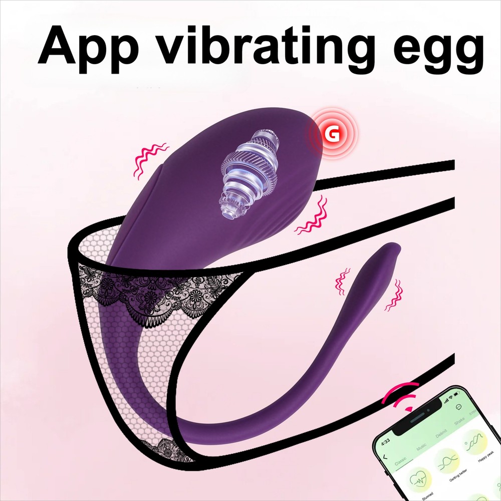 APP Vibrator Dildo Bullet Egg Stimulator Clitoral G-spot Vaginal Massager Toys