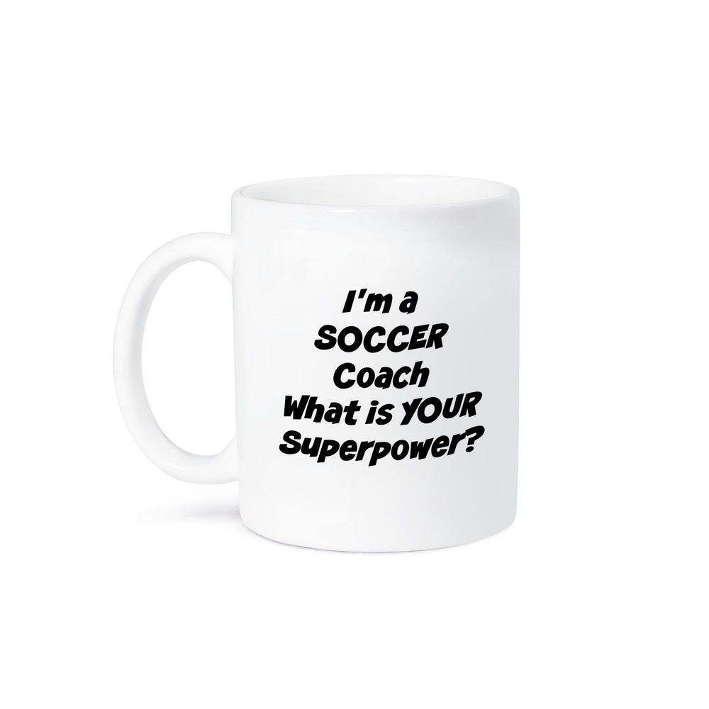 Empower Your Coaching with 3dRose Soccer Super Power Mug