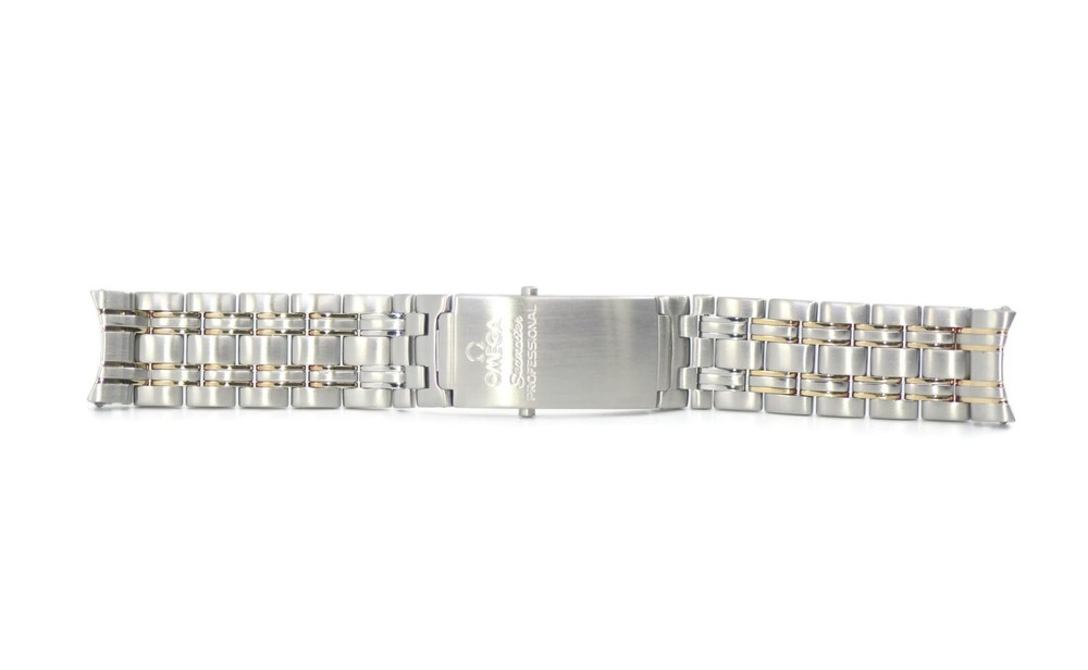 Omega Seamaster 18K Gold Stainless Steel Bracelet Ref 1503/825