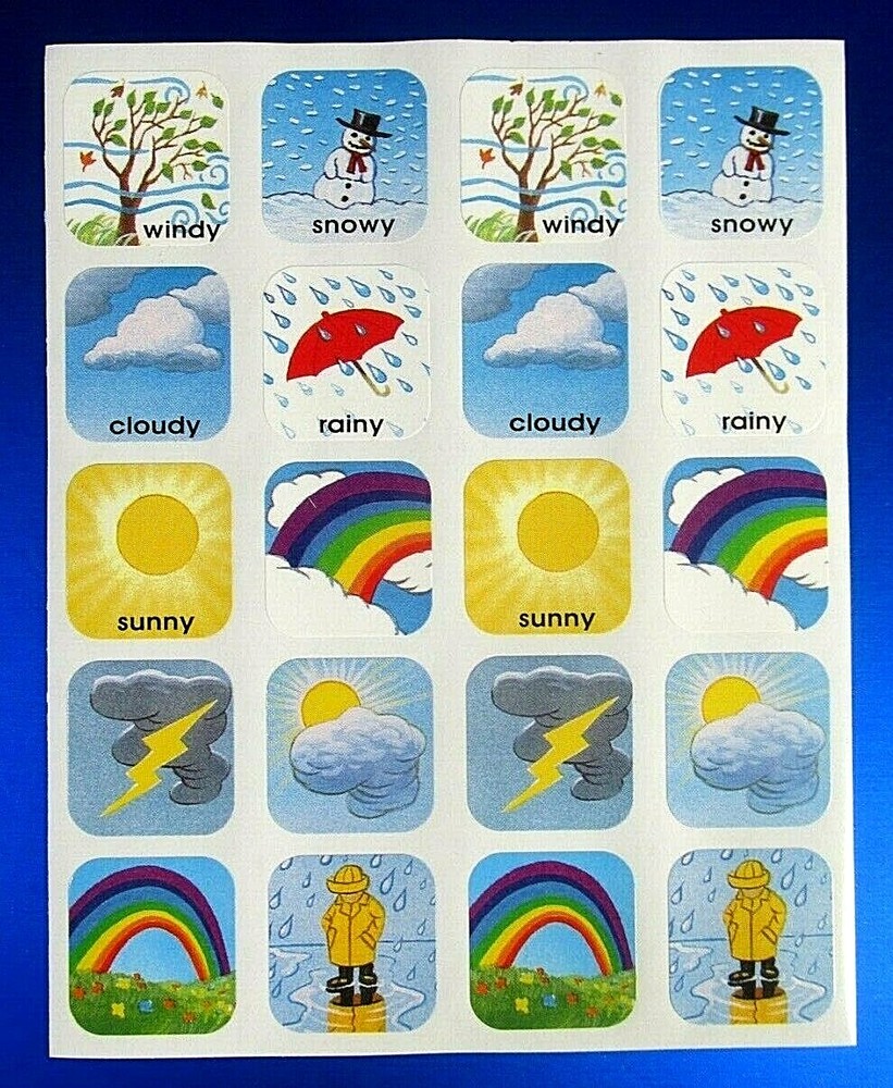 Weather Seasonal Sticker Sheet-image