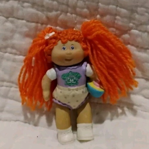 Vintage Cabbage Patch Kids Doll Mini Figurines Toy PVC Figures 1984.