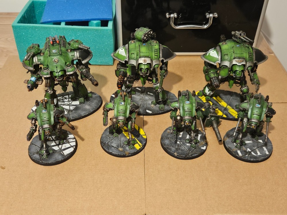 Imperail Knight Army  Beautifully Pro Painted Space Marine Raptors + Carry Box