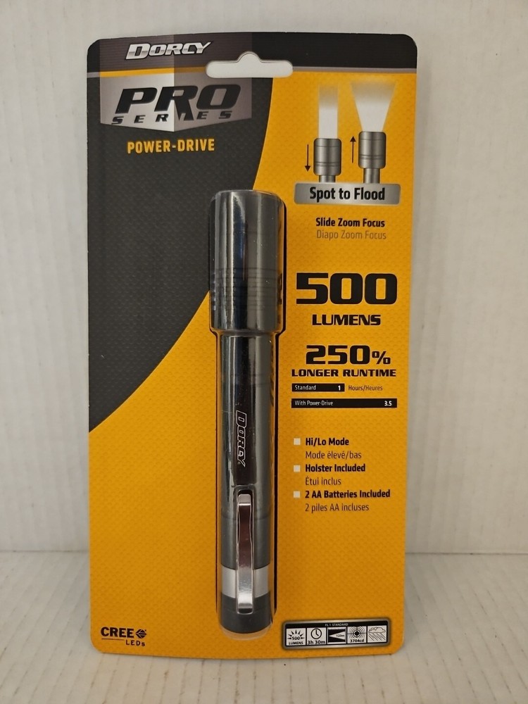 Dorcy Pro Series 500 Lumens Power Drive Flashlight 41-4311