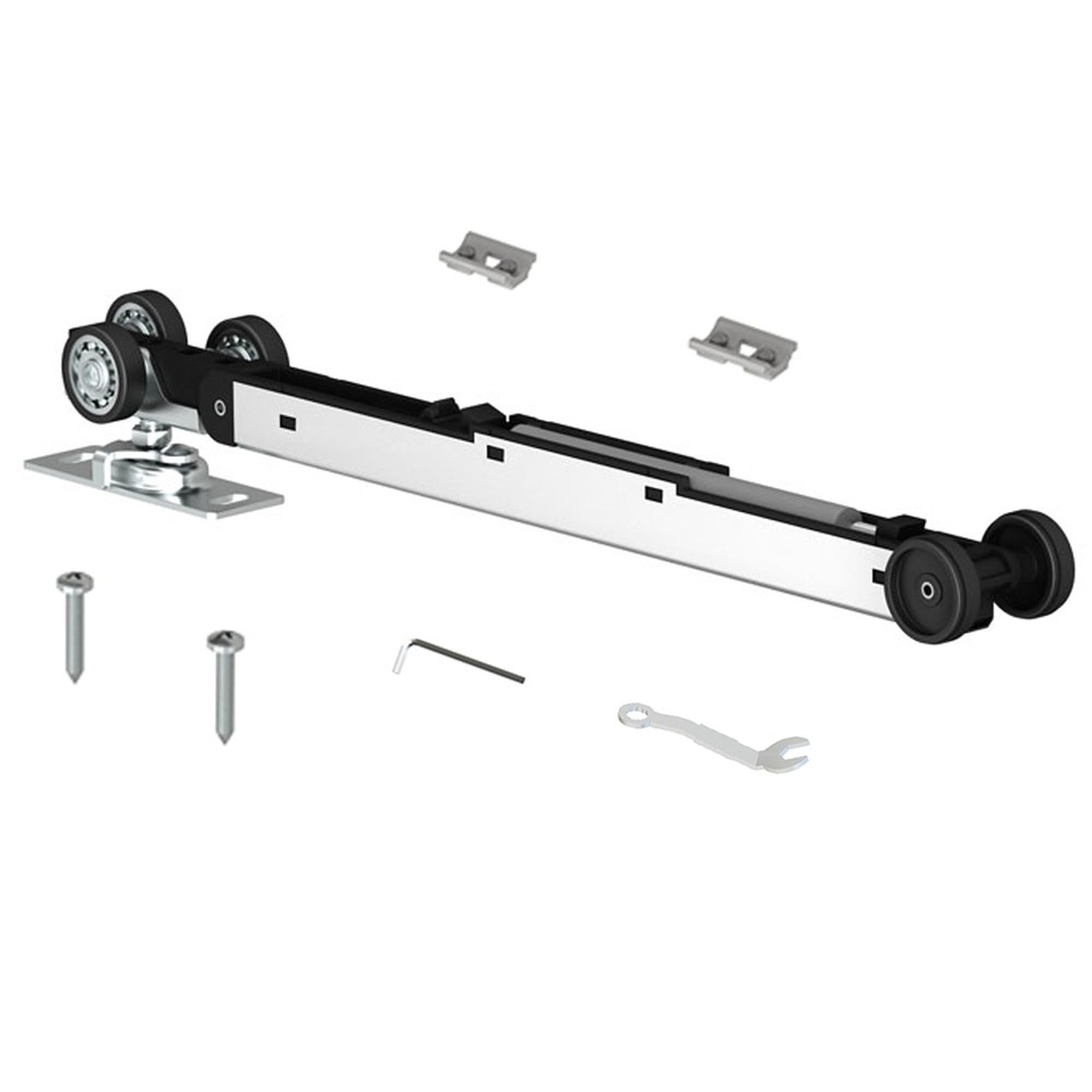 Pocket Door Roller with 120LBS Soft Close Mechanism, Two-Way Soft Close, Thre...