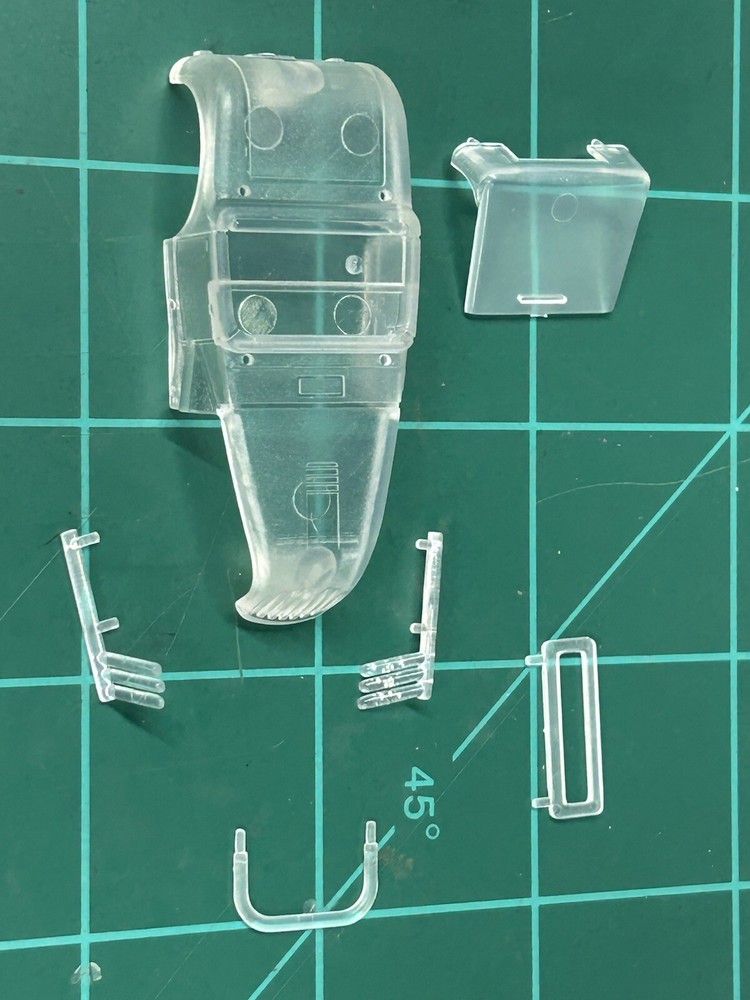 Rare Promo Dash Clear Hot Rod Body T-jet Style Chassis Wizzjet Aurora Autoworld