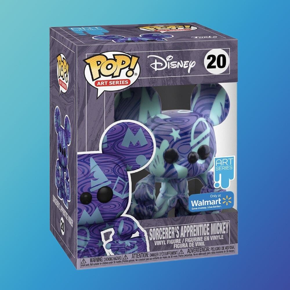 Disney Sorcerer Apprentice Art Series Exclusive Funko Pop With Hard Stack 20