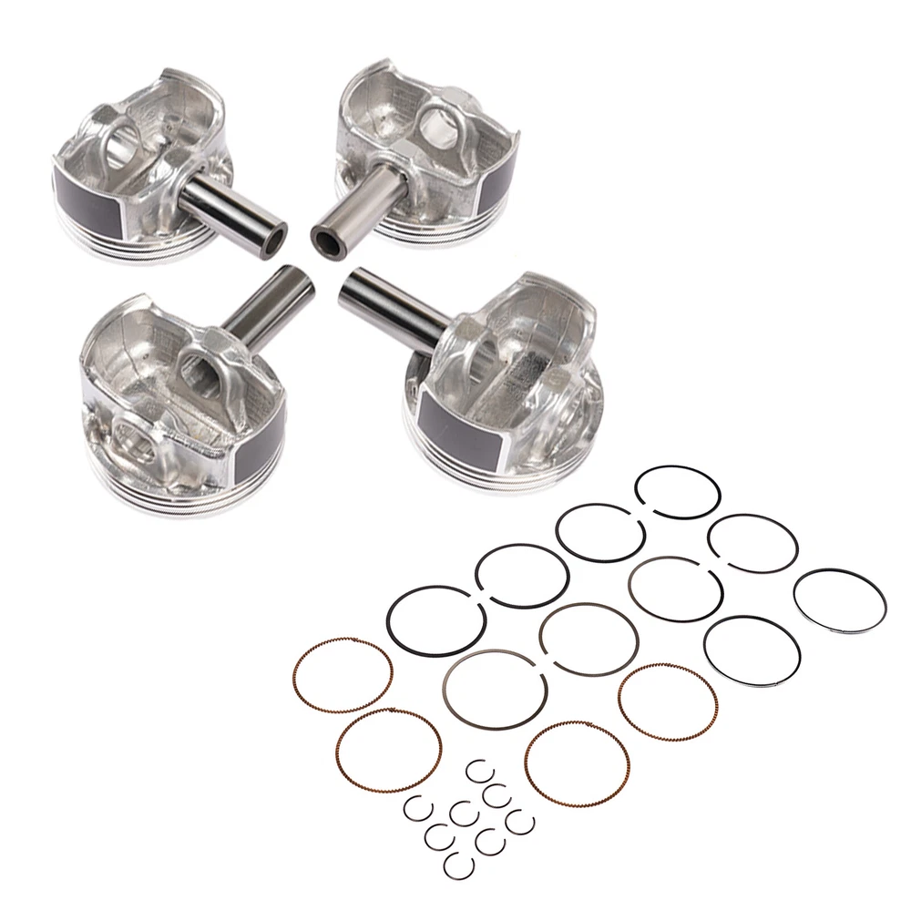 Chevy Cruze Sonic Aveo5 1.6L 1.8L Engine Pistons Rings Kit 55567934 4-Piece Set