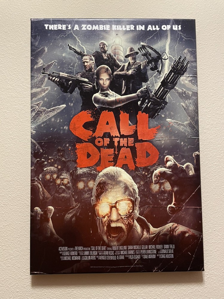 Call Of Duty ZOMBIES CANVAS WALL ART Call Of The dead