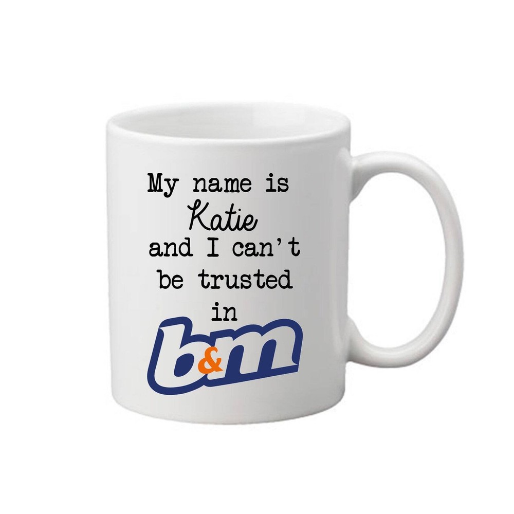 Taza de compras personalizada I Can T Be Trusted taza de compras regalo obsesionado con las compras