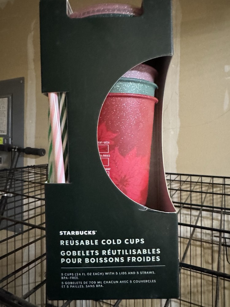 Starbucks 2020 Tropical Island Reusable Hot Cup Set - 6 Pack 16 oz