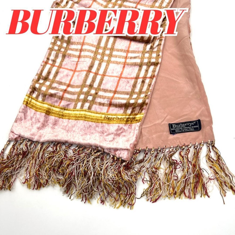 Scarf Silk Pink Nova Plaid Vhtf Stole Women Scarf Accessory Original LTD Collect