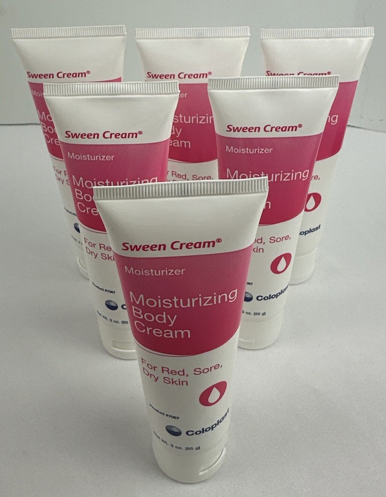 Coloplast Sween Cream Moisturizer 3 Oz. Tube Moisturizing Body Cream 6 Pack