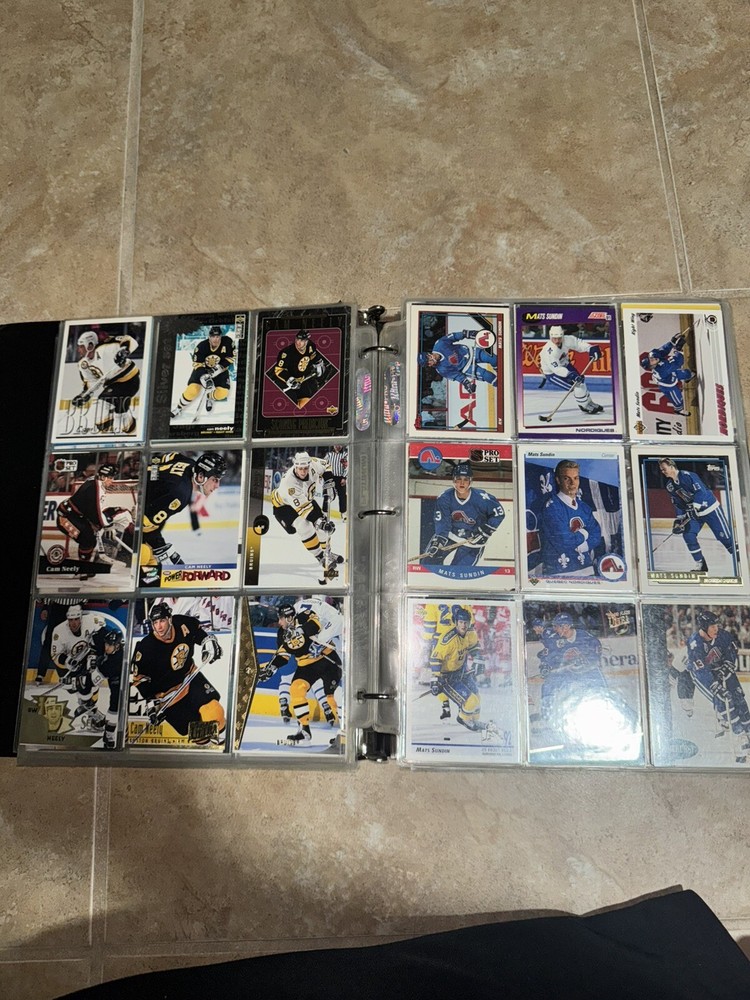 Lot of Hockey Cards In Binder