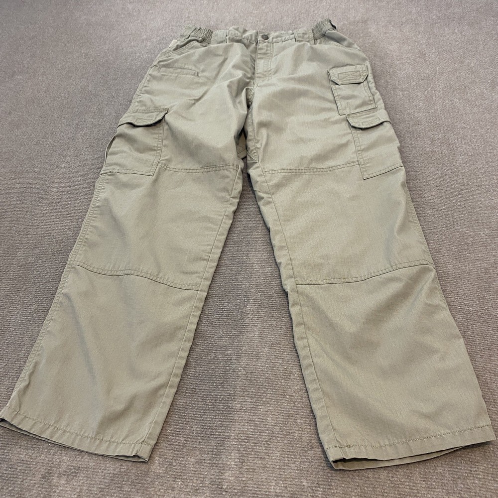 5.11 Tactical Cargo Pants Mens Double Knee Army Outdoor Rip Stop Measures 31x29