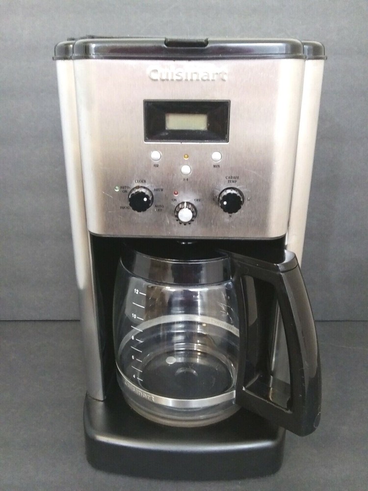 Cuisinart CBC-00PC2 Silver Black Glass Coffee Maker with Fast Heating