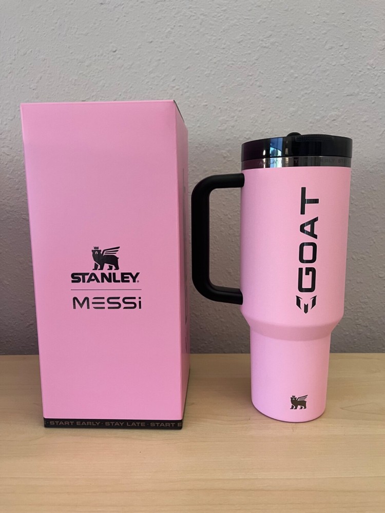 THE MESSI X STANLEY QUENCHER PROTOUR FLIP STRAW TUMBLER | 40 OZ NEW IN HAND