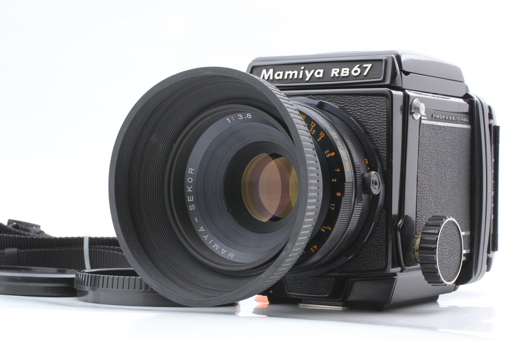 [MINT w/Hood] Mamiya RB67 Pro Film Camera Sekor 127mm F3.8 Lens 120 From JAPAN