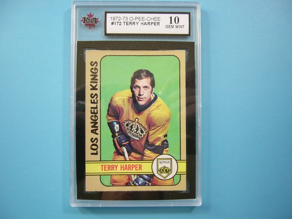 1972-73 O-Pee-Chee NHL Terry Harper #172 KSA 10 Gem Mint Sharp OPC Hockey Card