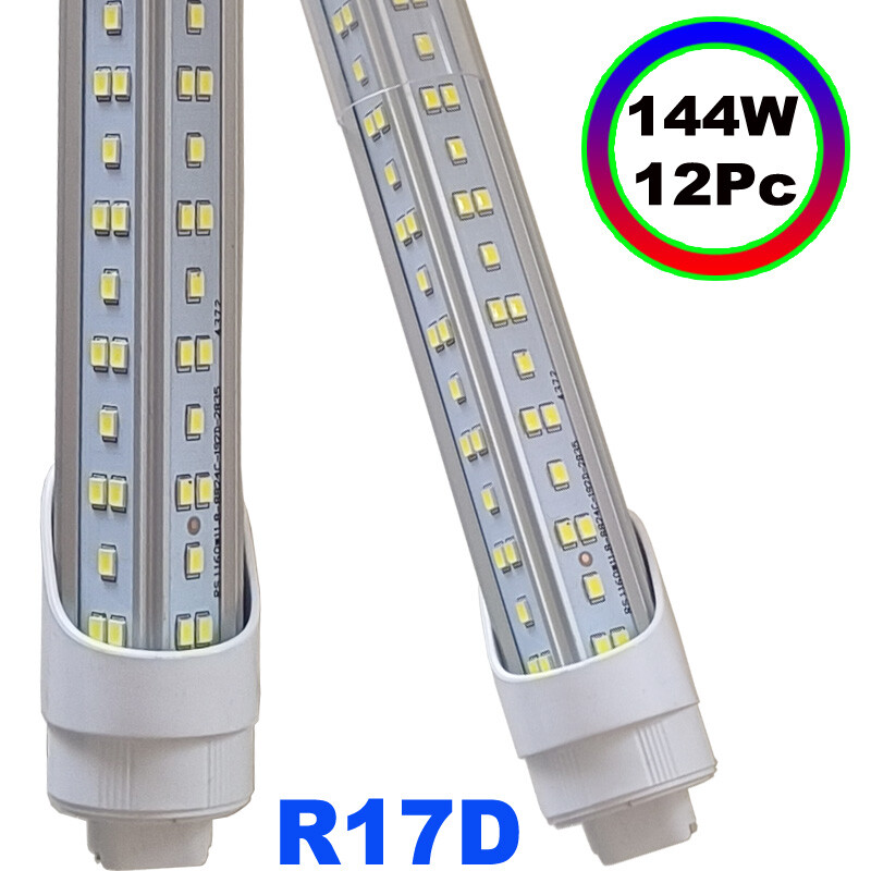 12Pack 8Ft Led Tube Light HO Base R17D 144W T8 Rotatable 8 FOOT Led Shop Light