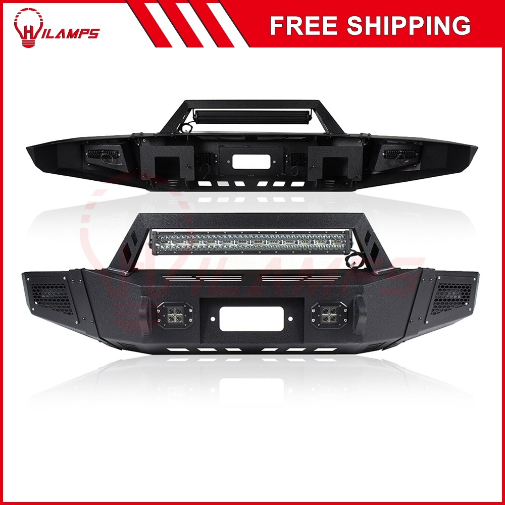 2009-2014 Ford F-150 5.0L Steel Front & Rear Bumper Step with LED Lights