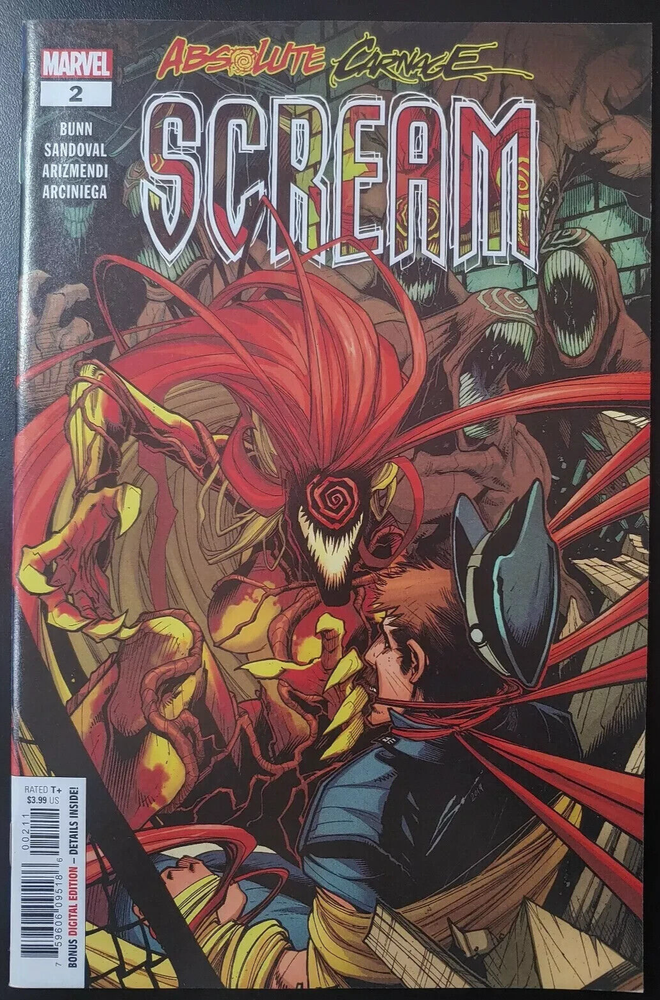 ABSOLUTE CARNAGE SCREAM 2 A MARVEL NM- COMIC BOOKS JJC FLORIDA