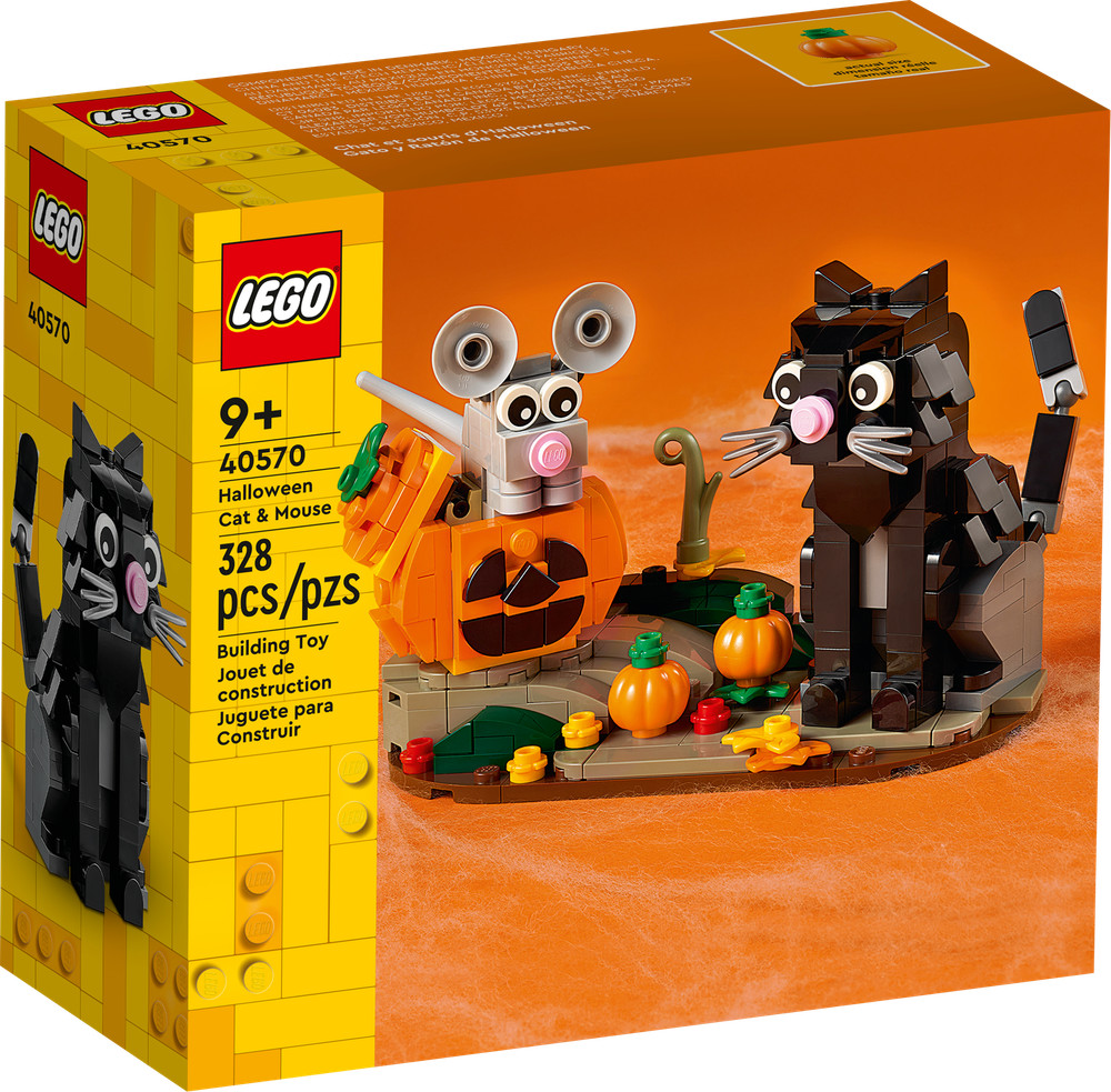 LEGO Halloween Cat & Mouse Box Set 40570 Sealed Seasonal Gift-image