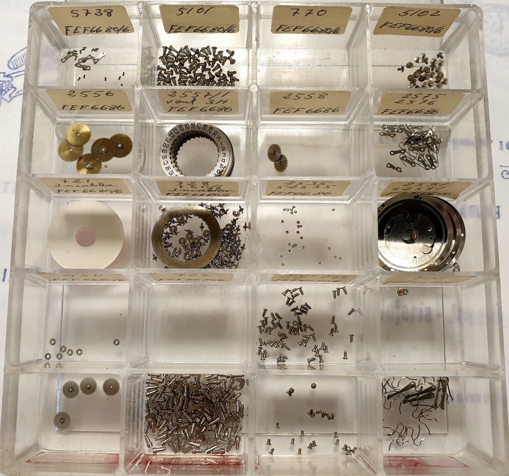 Vintage FEF 6680/6 Watch Movement Parts 1 PC New