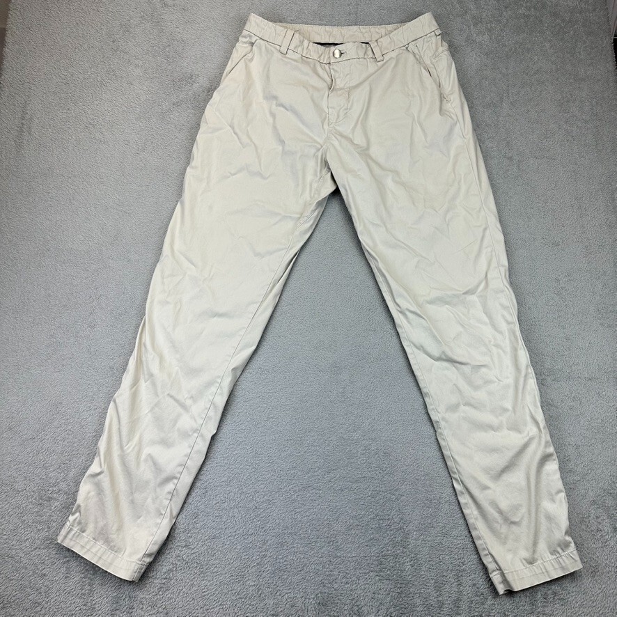 Lululemon Commission Pants Mens 30x32 Tan Classic Fit Swift Cotton