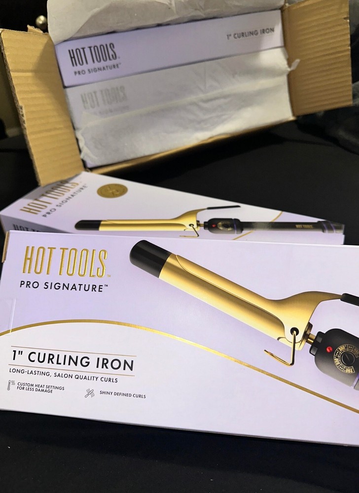 Hot Tools Gold Signature Series Curling Iron Wand HTIR1575