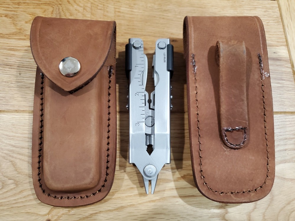 Gerber MP600 custom Distressed Brown leather sheath. Sheath only..