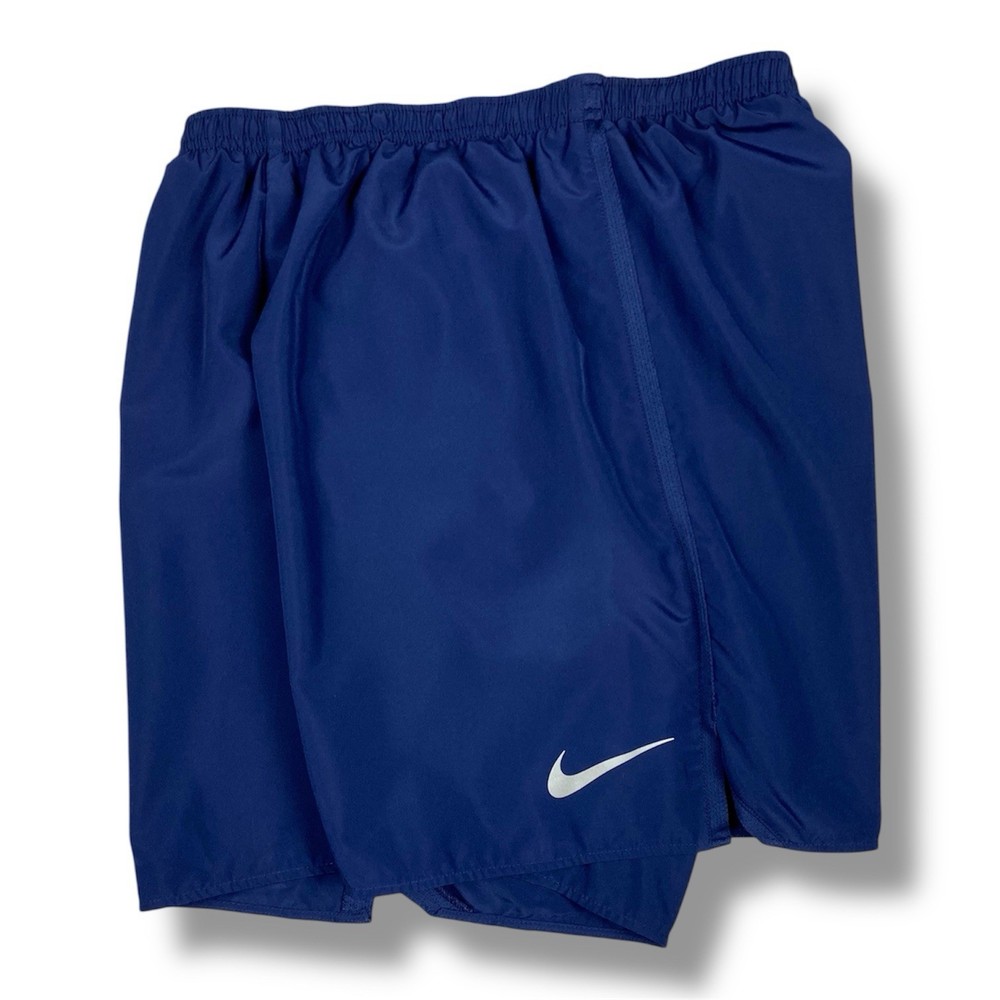 Nike Dri-Fit Running Shorts Men M Blue Athletic Gym Training Lightweight