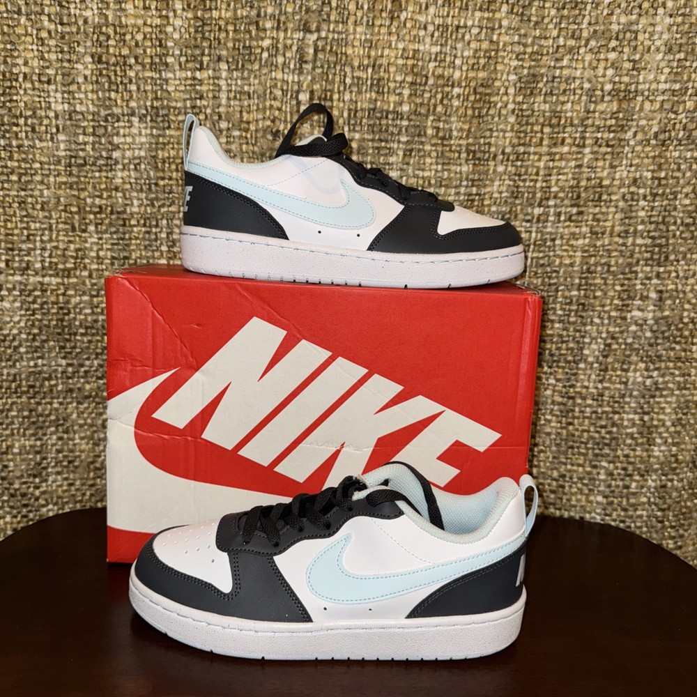 BRAND NEW Nike Court Borough Low Recraft Big Kids' Shoes Glacier Blue Size 5.5Y