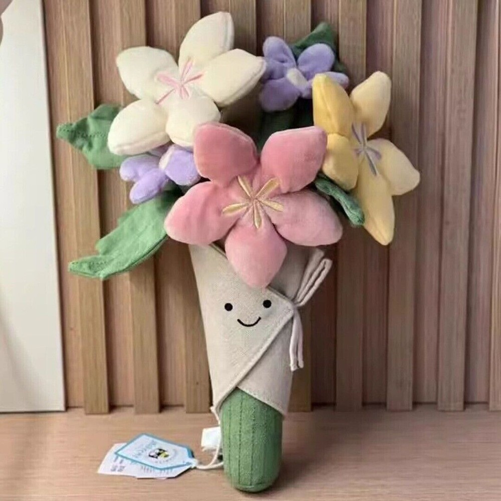 Romantic Flower Blooms Amuseables Bouquet NWT Plush Valentine's Day Gift for Her