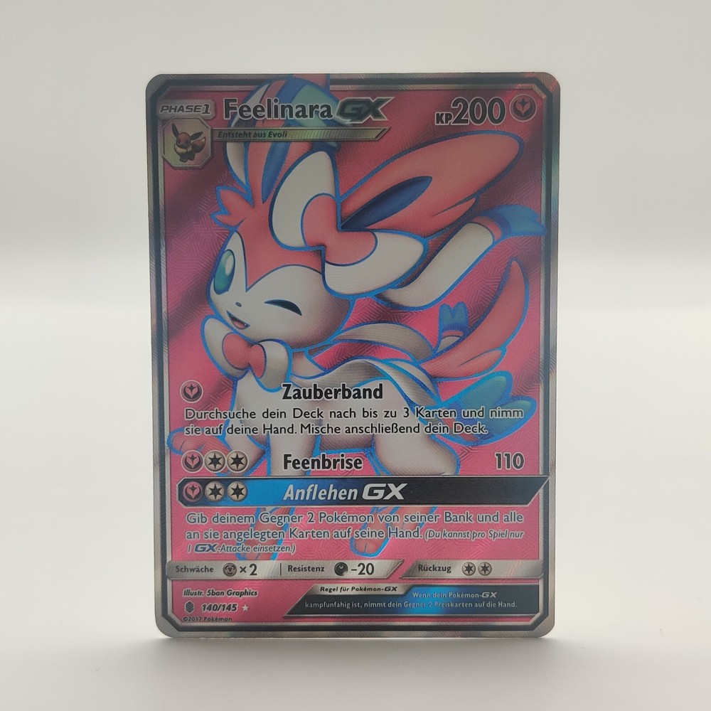 Pokemon TCG Card - Feelinara GX Fullart - 140/145 - Hour of the Guardians German