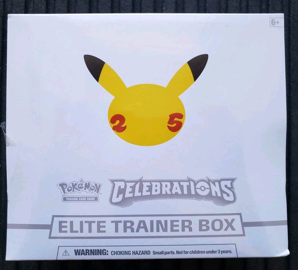 Pokémon TCG: 25th Anniversary Celebrations Elite Trainer Box (2021) ETB W Tear