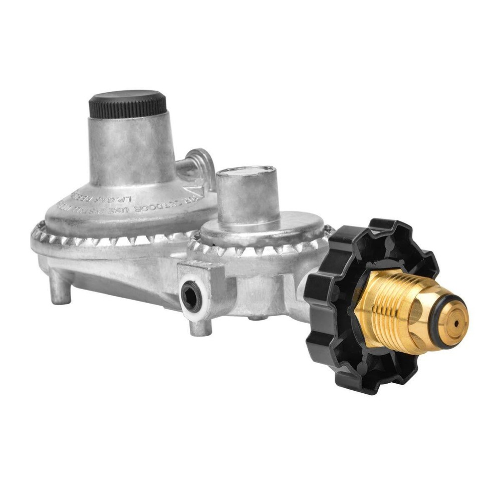 Horizontal Stage Propane Regulator with POL Connection and 3/8