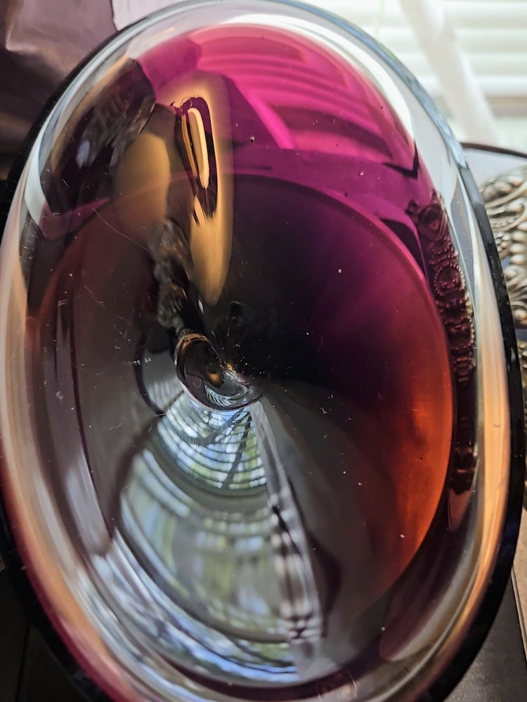 Amethyst Candy Dish/ Trinket Bowl 7.5x5  1.5 Depth