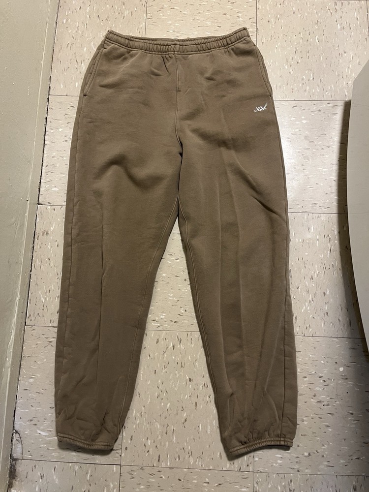Kith Men’s Medium Tan Jogger Sweatpants with Pockets