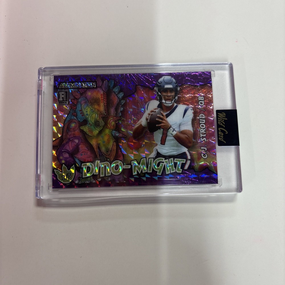 2023 Wild Card Dino Might CJ Stroud Purple Rookie 2/5