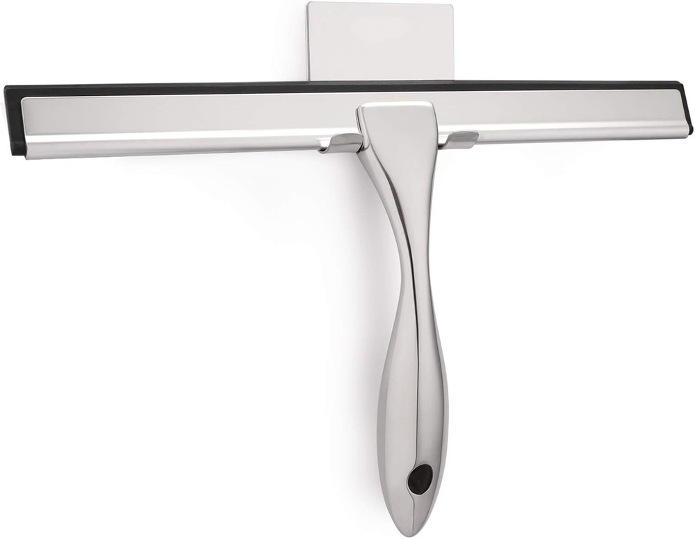 All-Purpose Shower Squeegee for Doors, Windows, Car Glass - Stainless Steel, 10