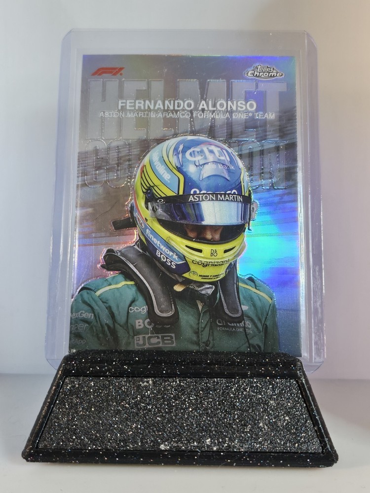 2024 TOPPS CHROME FORMULA 1 Racing HC-10 FERNANDO ALONSO HELMET