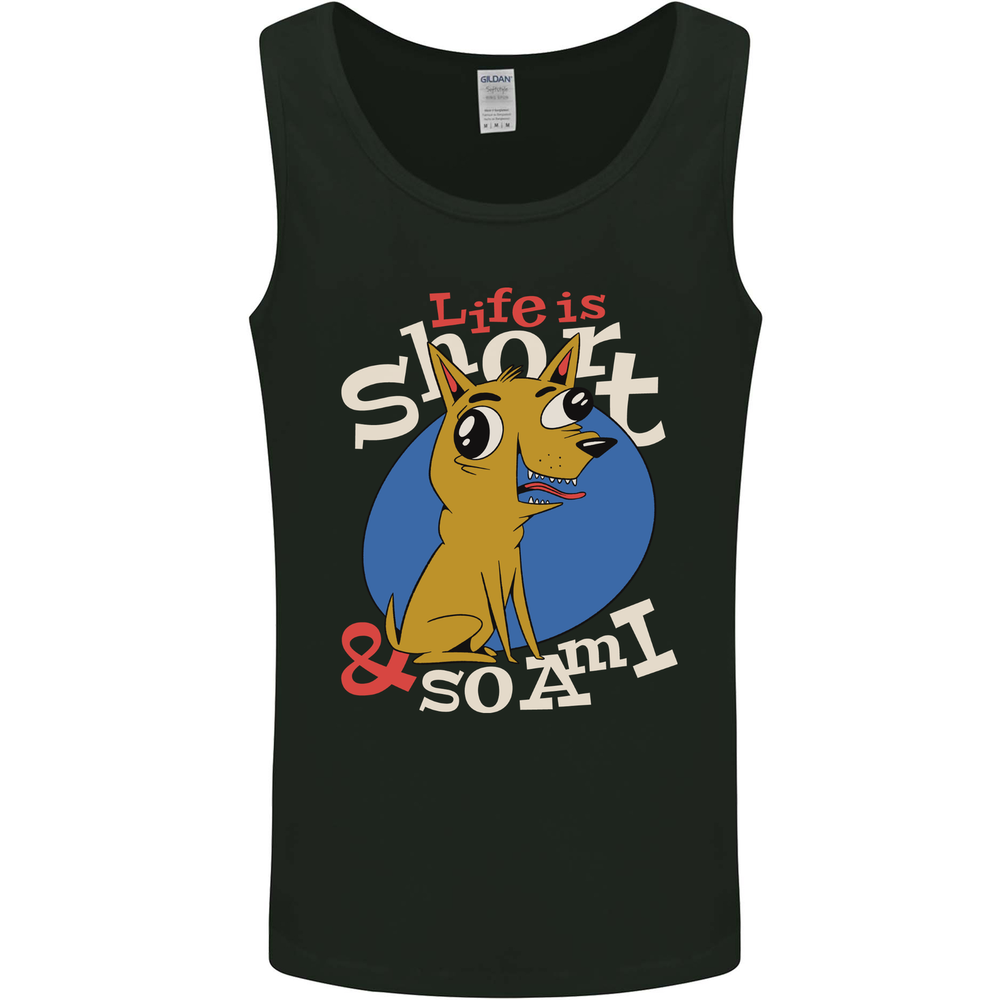 Life is Short Chihuahua Dog Mens Vest Tank Top