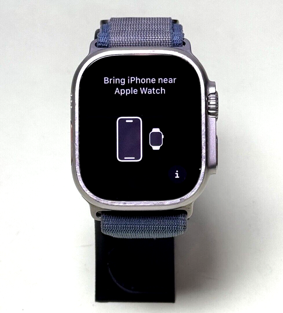 Apple Watch Ultra 2 (GPS + Cellular) 49mm Titanium Case w/ Alpine Loop - Blue