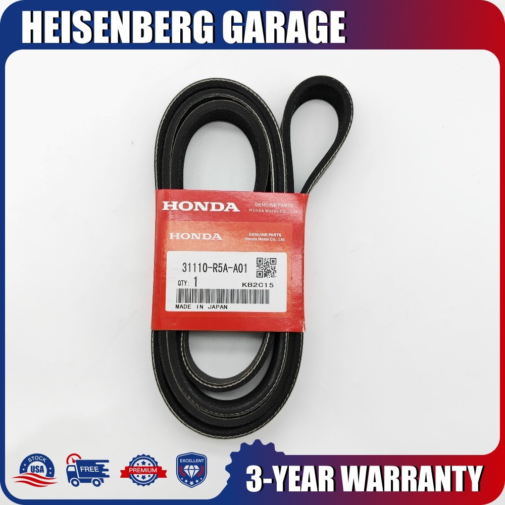 OEM Serpentine Drive Belt #31110-R5A-A01 For Honda CR-V 2012-2014 US STOCK