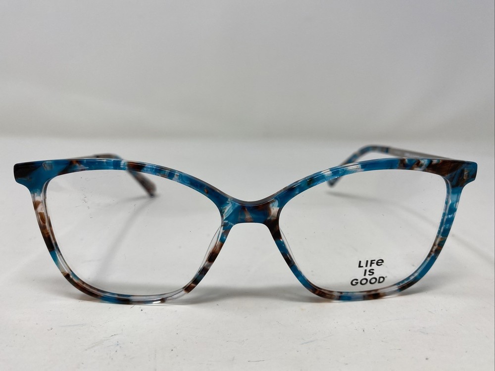 Life is Good Blakely Tortoise/Blue (TBL) 53-15-135 Full Rim Eyeglasses Frame J73