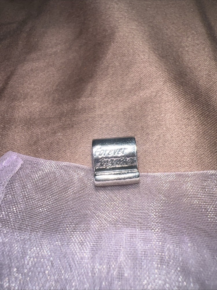 Pandora Sterling Silver Forever Together Scroll Twist On Charm