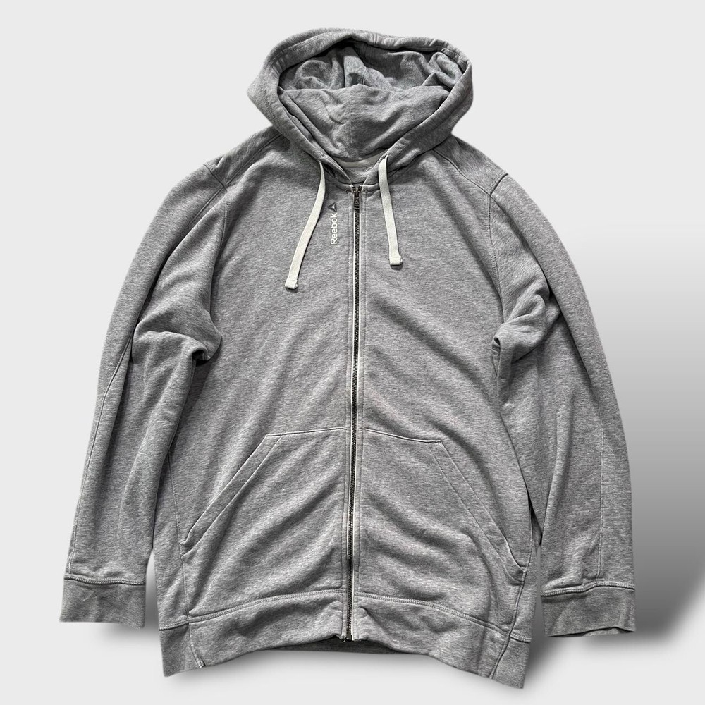 Reebok Zip Up Hoodie Size XL Grey