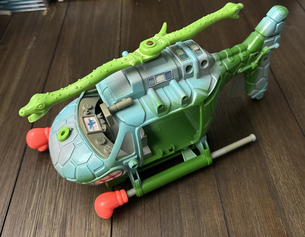 Vintage Playmates 1990 Ninja Turtles Copter Helicopter TMNT Vehicle - Incomplete