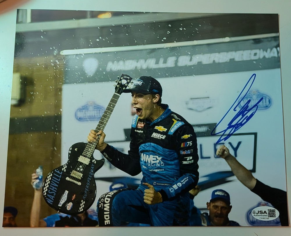 Carson Hocevar Signed 8x10 Photo Autographed JSA COA NASCAR Racing Rising Star